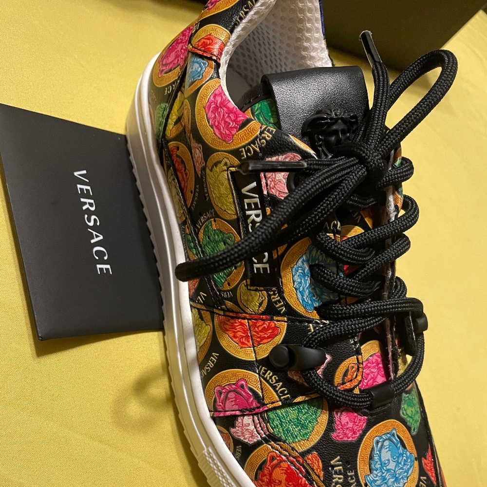 Authentic Versace Kids Sneakers with tags And chip